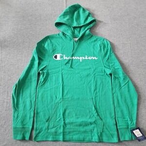 Champion Authentic Athleticwear Men Small Long Sleeve Green Hoodie